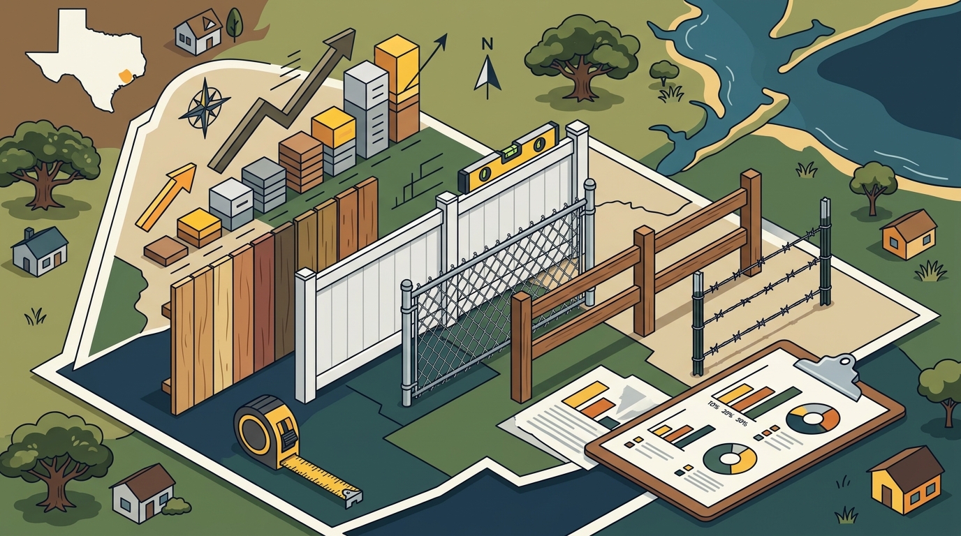 Residential Fence Pricing & Materials Guide for Brazoria County