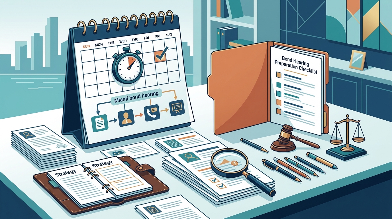 Step-by-Step Guide to Preparing for Your Miami Bond Hearing