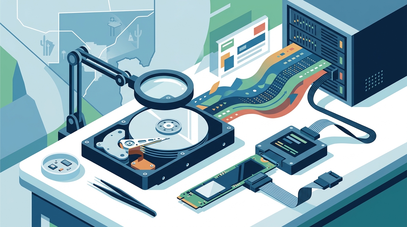 Step-by-Step Data Recovery Process for Failed Hard Drives and SS