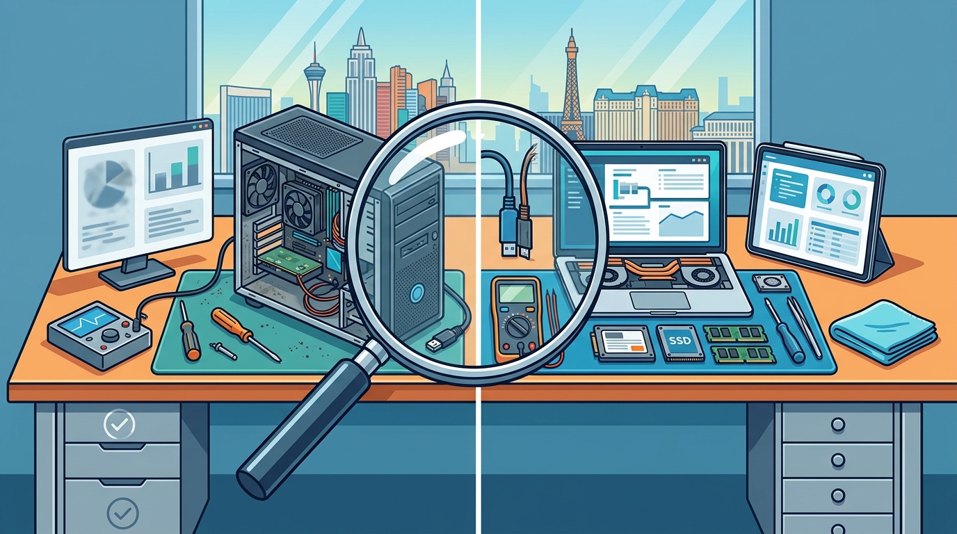 How to Compare Computer Repair Services in Las Vegas