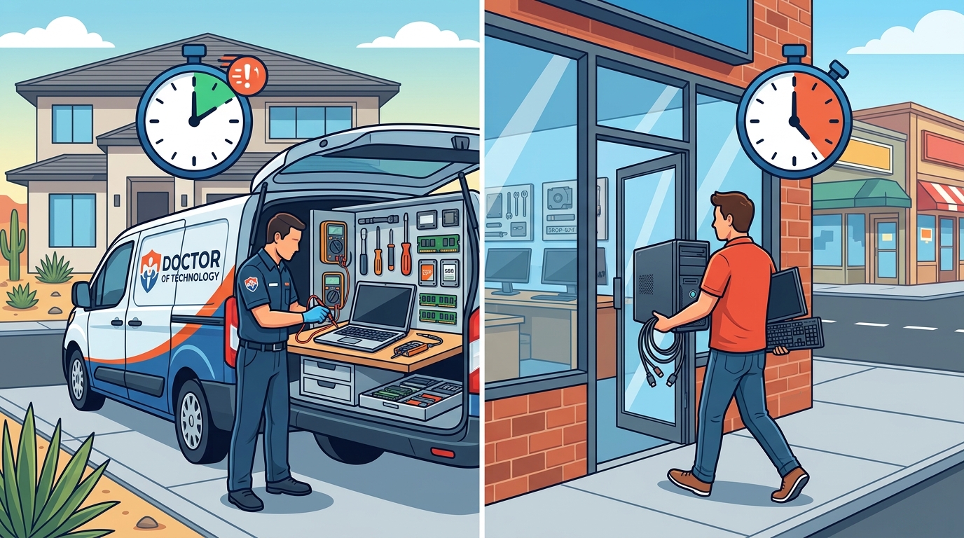 Mobile vs. Desktop Computer Repair: Which Is Right for You?