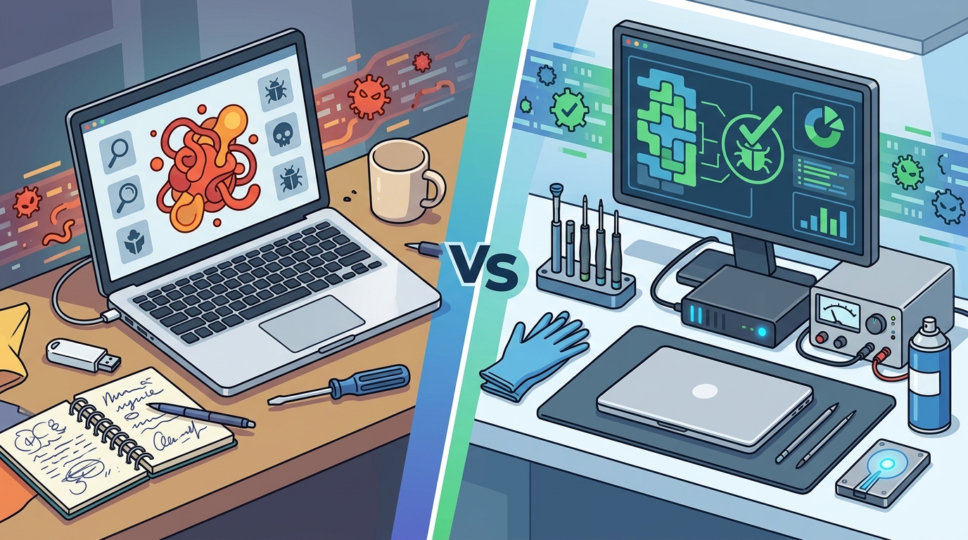 Virus Removal Methods Compared: DIY vs. Professional Repair