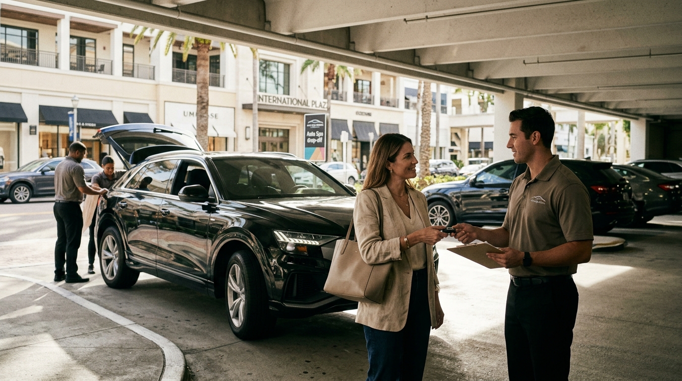 Drop Off Your Car for Detailing at International Plaza Tampa