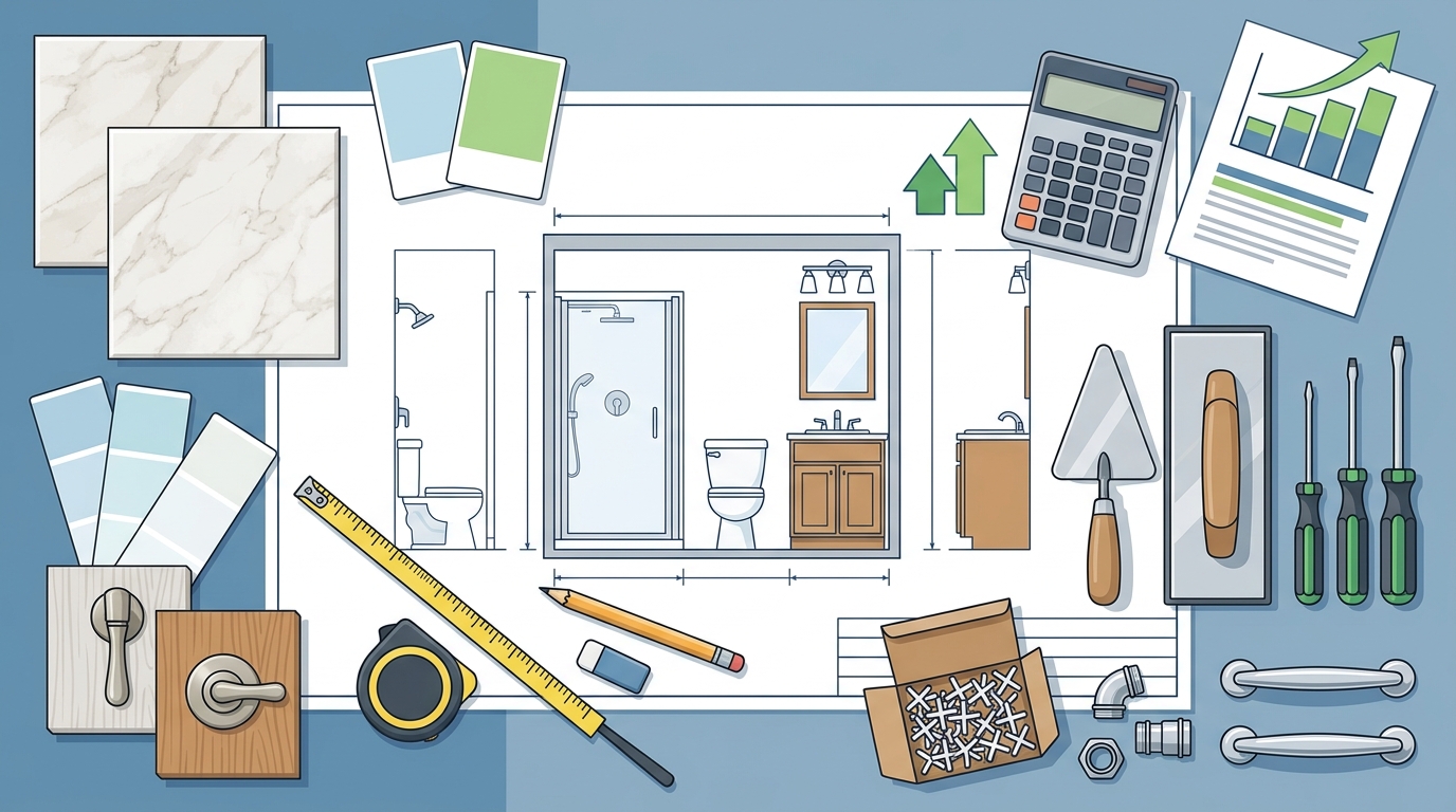 Step-by-Step Guide to Renovating Small Bathrooms in the Central