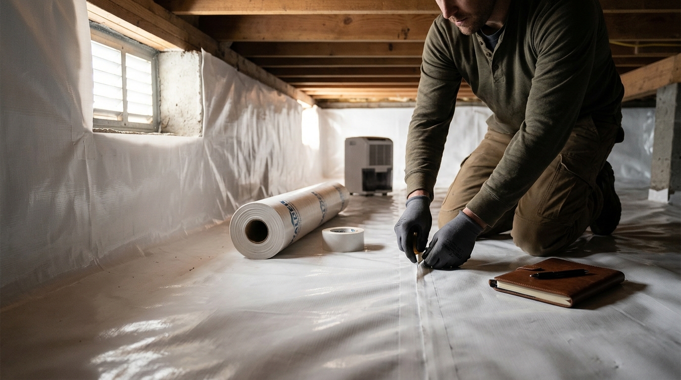 Common Mistakes When Installing Crawl Space Moisture Barriers
