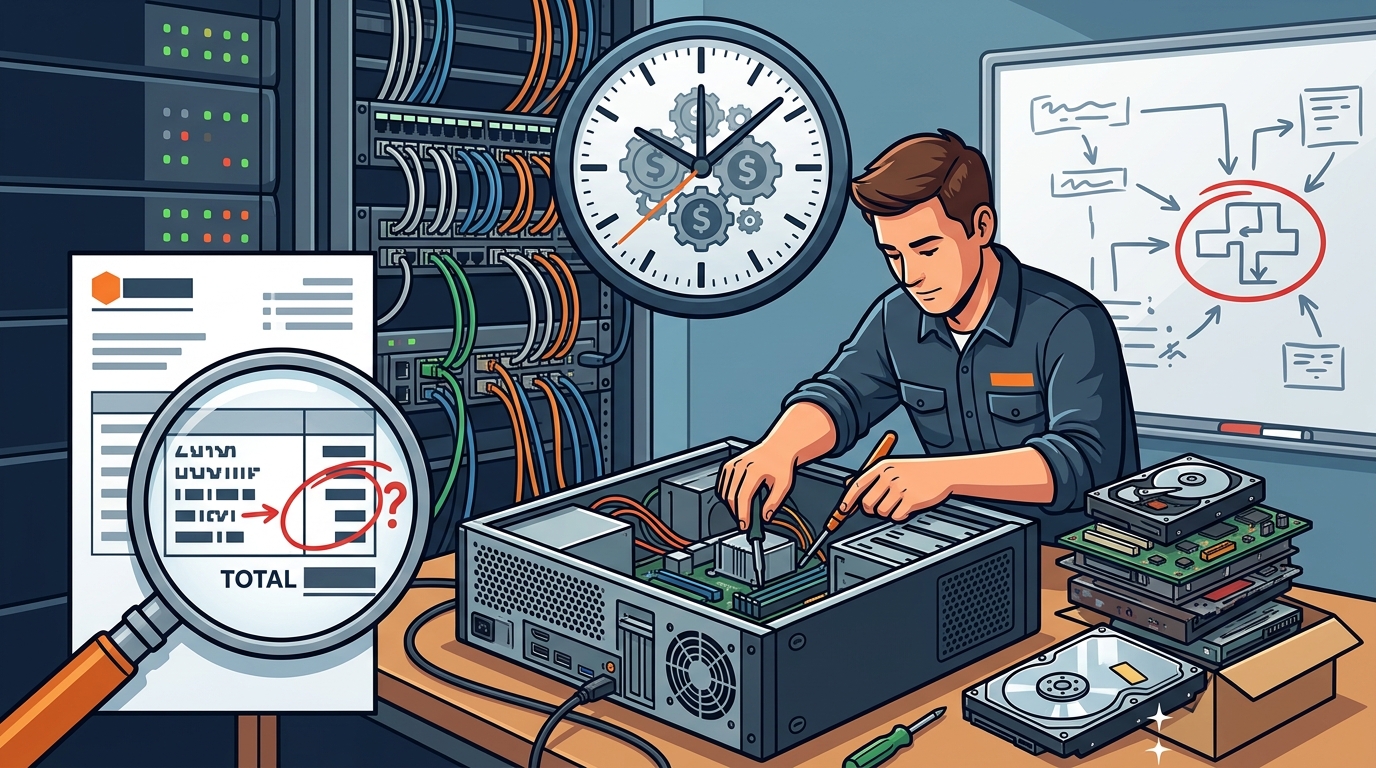 Common Mistakes That Inflate On-Site Computer Repair Costs