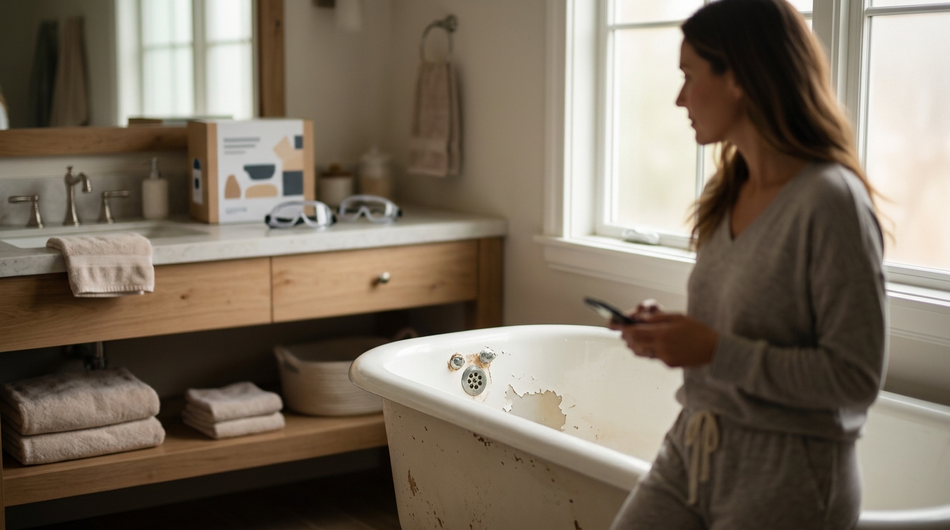 DIY Bathtub Reglazing: Risks, Costs, and Professional Alternives