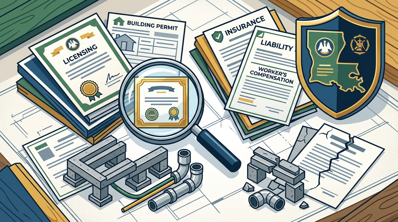 Contractor Licensing & Insurance in Louisiana: Cost-Benefit