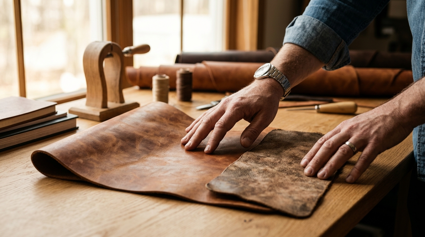 Full-Grain vs. Genuine Leather: The Heritage Craft Guide