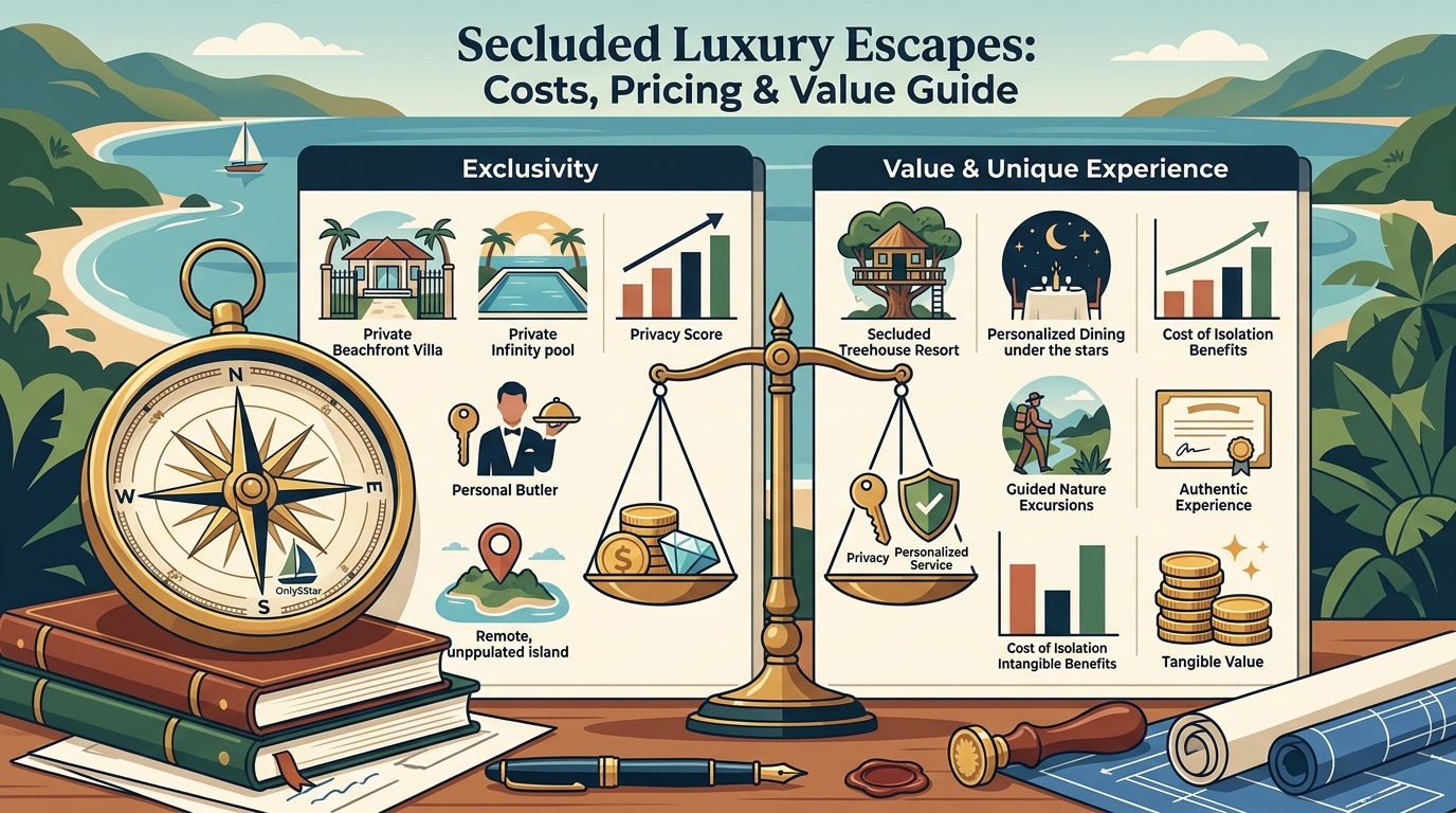 Secluded Luxury Escapes: Costs, Pricing & Value Guide