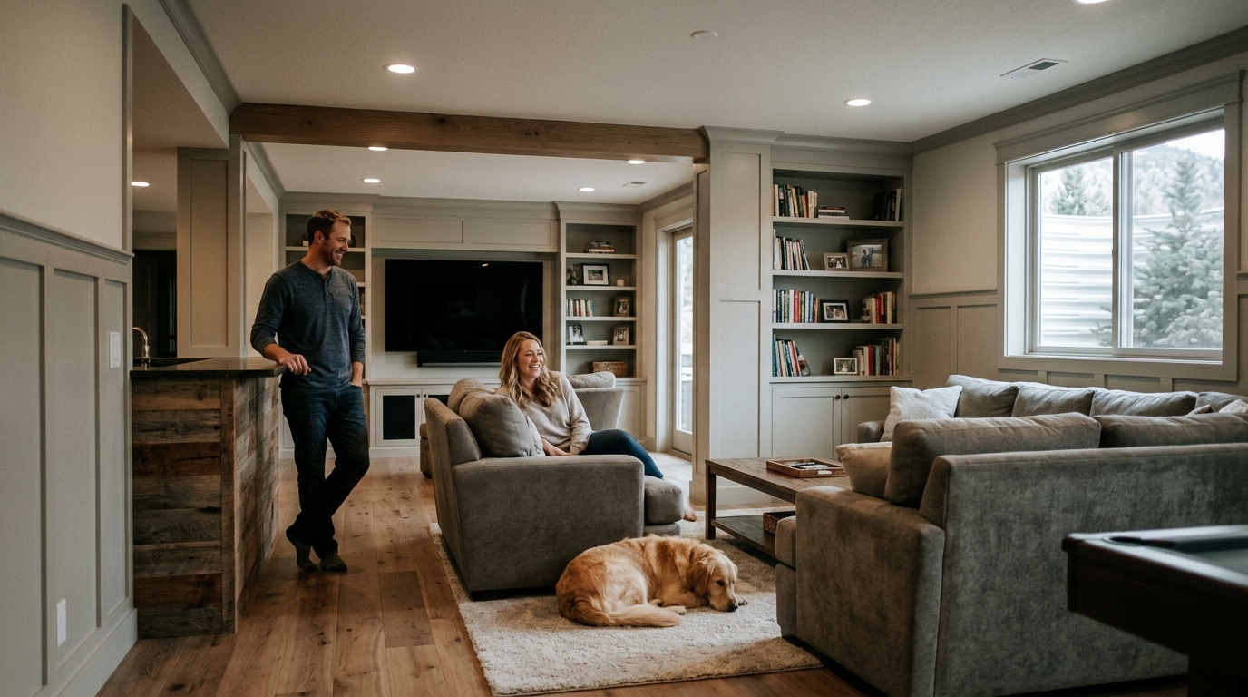 Denver Basement Finishing Costs and ROI for Homeowners