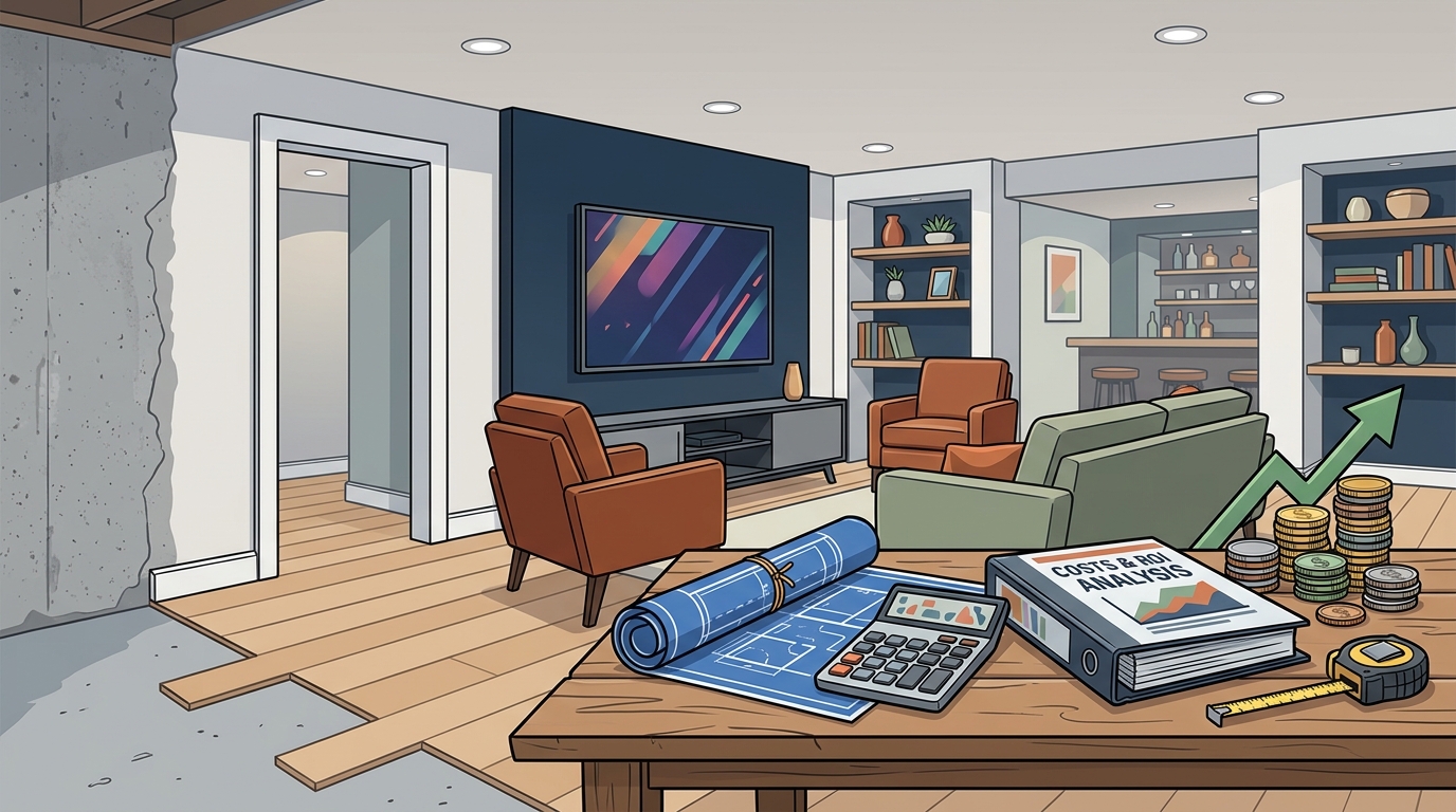 Denver Basement Finishing Costs and ROI for Homeowners