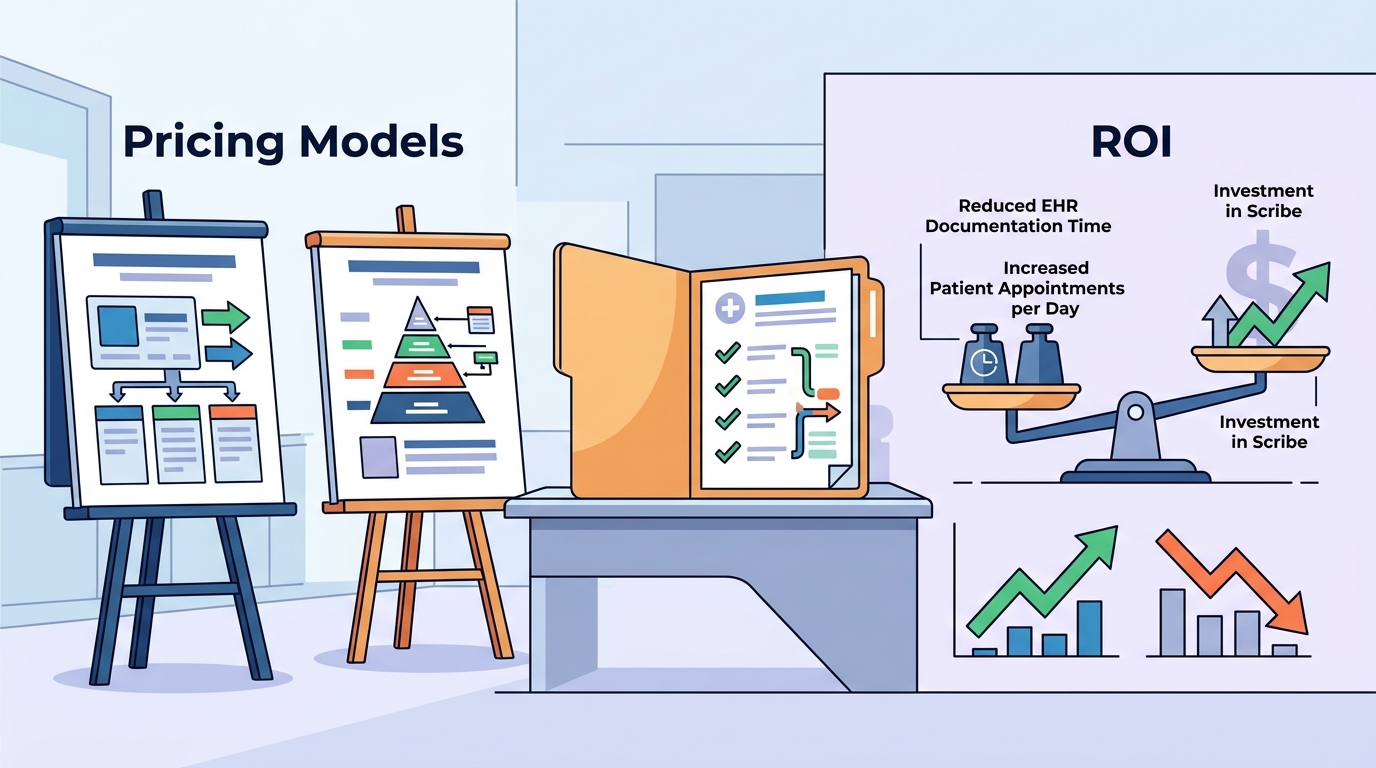 Remote Medical Scribe Pricing Models and ROI for Healthcare