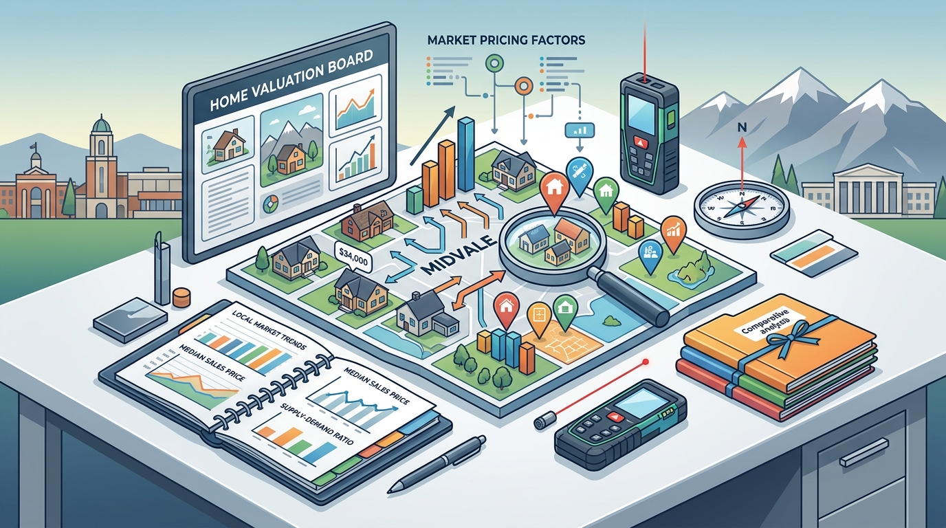 Home Valuation Methods and Market Pricing Factors in Midvale and