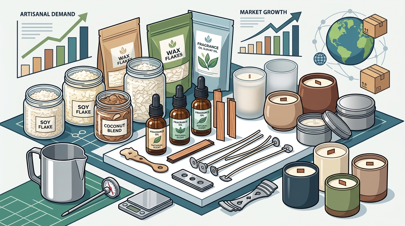 The Complete Guide to Sourcing Candle Making Supplies for New M