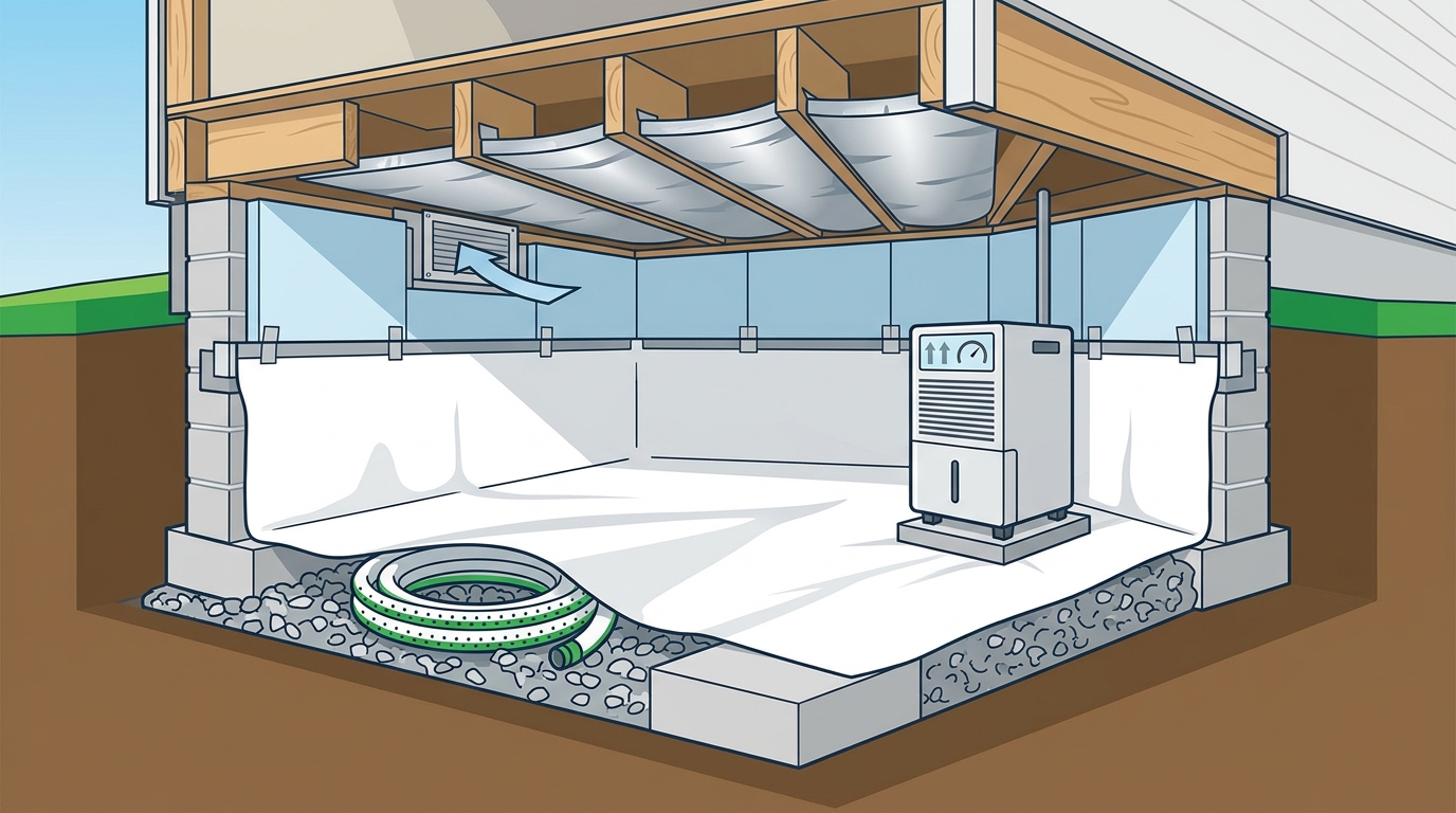 Selecting the Right Crawl Space Encapsulation Materials
