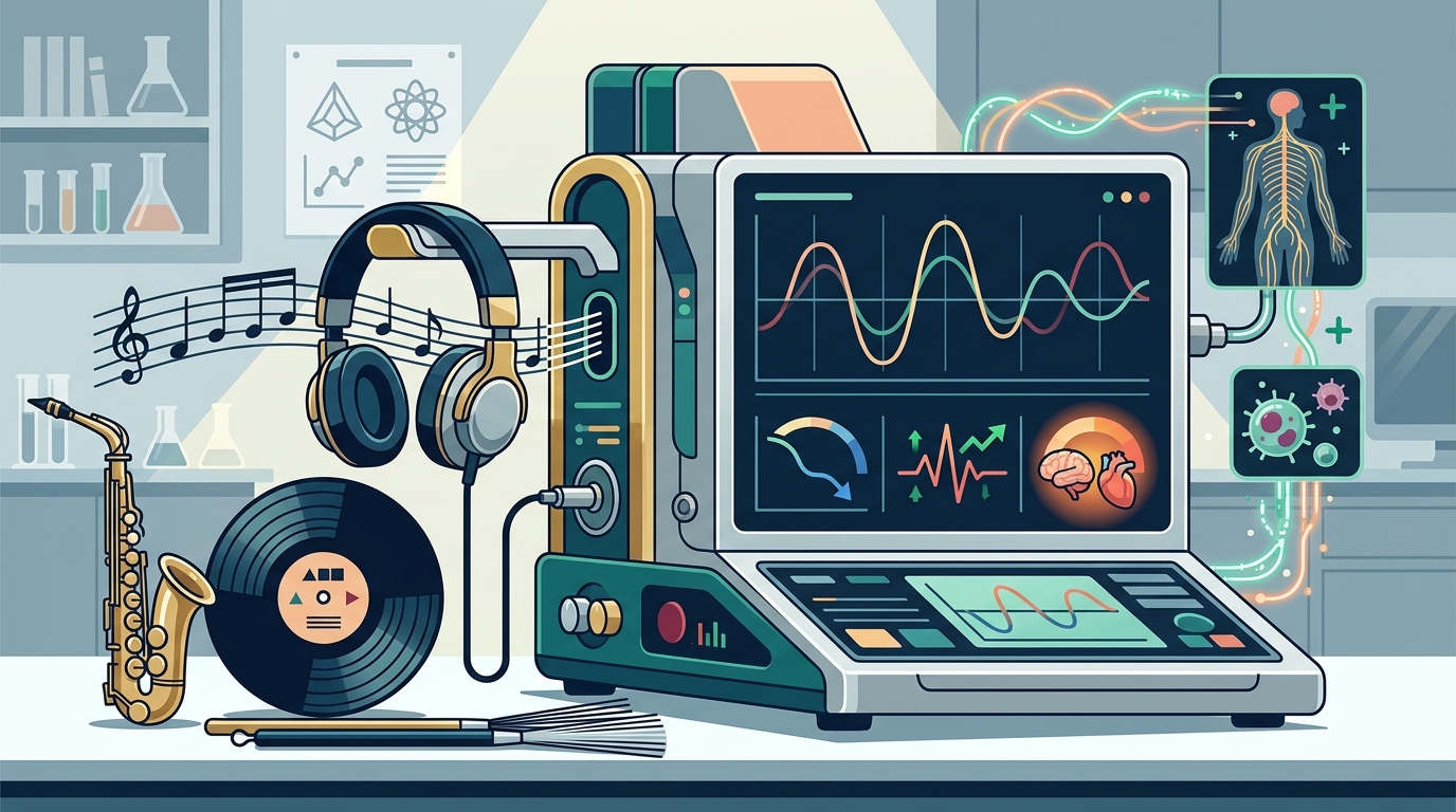Measurable Wellness Outcomes from Calming Jazz Music