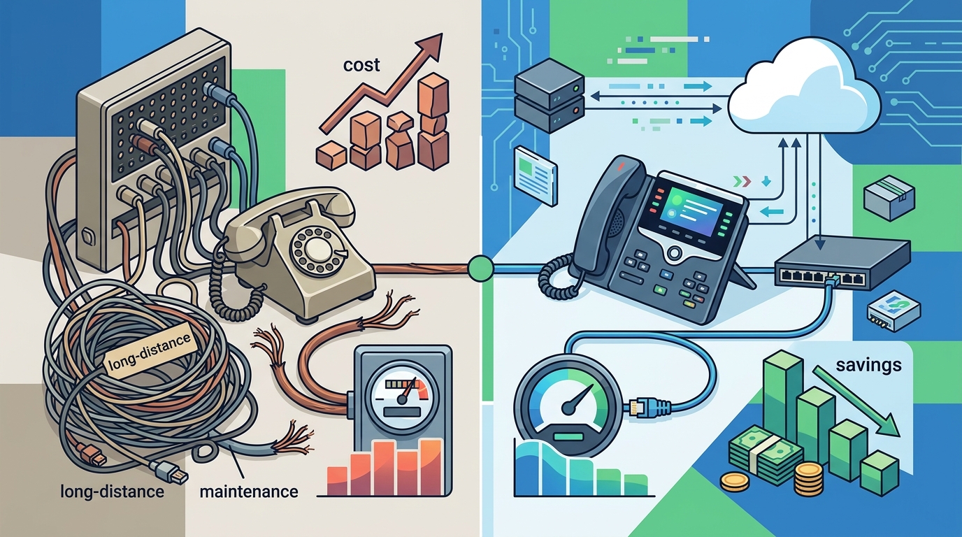 Measurable Benefits and Cost Savings From a VoIP Office Migation