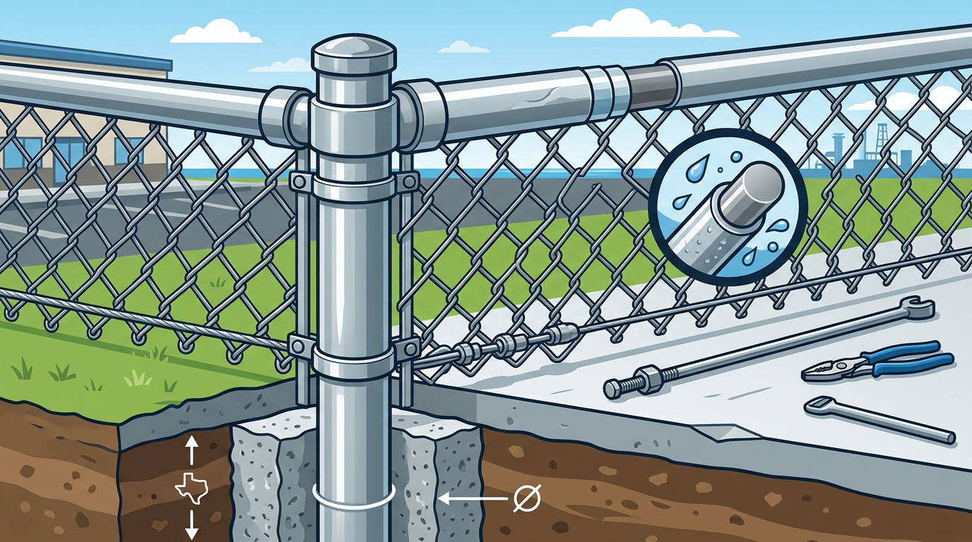 Chain Link Fence Standards in Southeast Texas: Key Features
