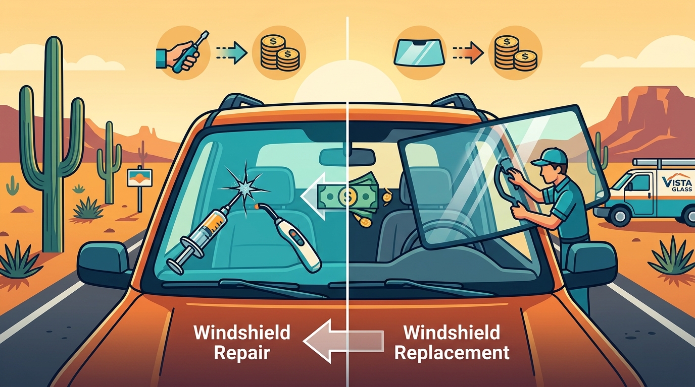Windshield Repair vs Replacement: Which Option Saves You Money?