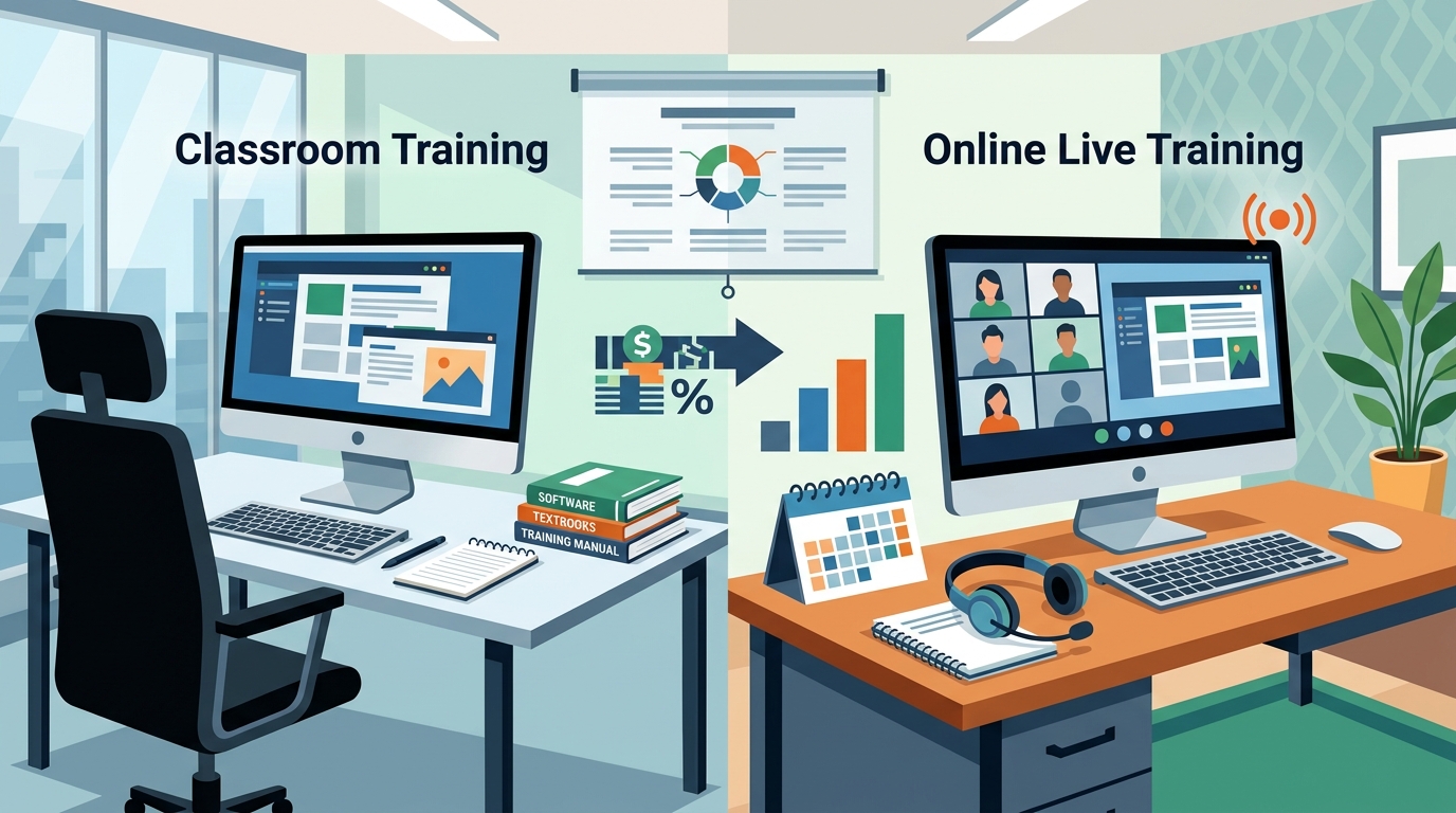 Online Live Training vs Classroom: Best IT Courses in Australia