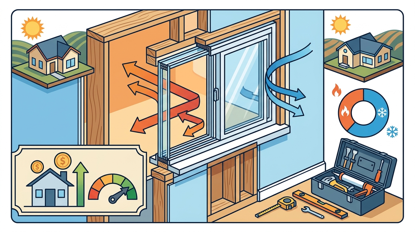 Window Replacement Costs and ROI for Central Valley Homes