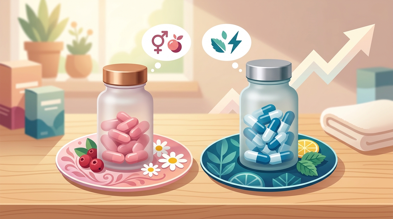 For Her vs. For Him: Intimate Taste Supplements Compared