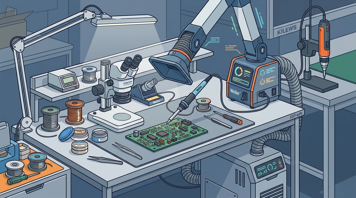 Professional Soldering & Fume Extraction: Workshop Guide