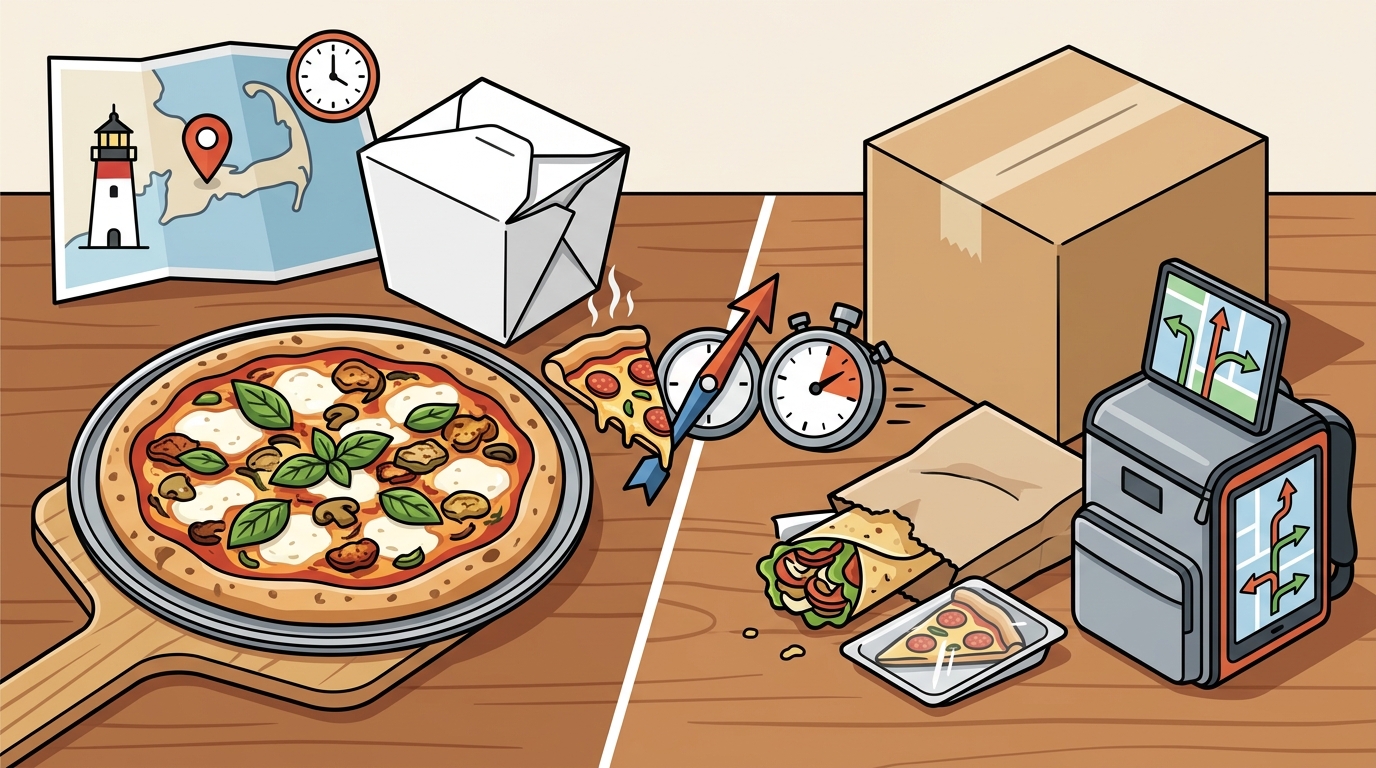 Steve's Pizzeria vs. Local Falmouth Delivery: A 2026 Comparison