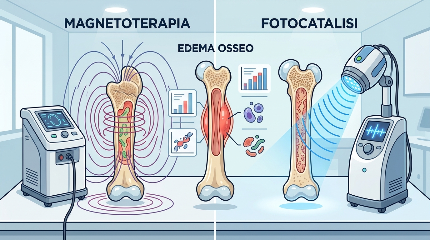 Magnetoterapia vs Fotocatalisi: Trattamento Edema Osseo