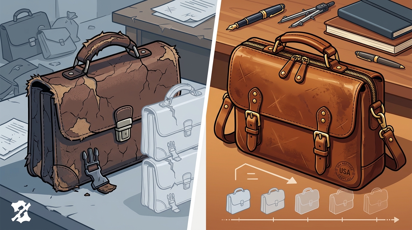 Why Full-Grain Leather Is the Only Choice for Lifelong Carry