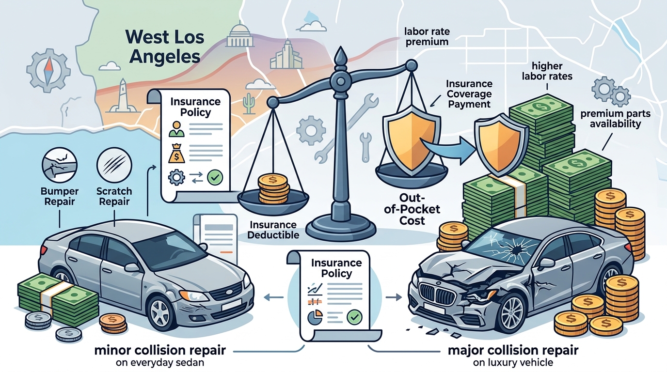 Insurance-Inclusive Auto Body Repair Pricing in West Los Angeles