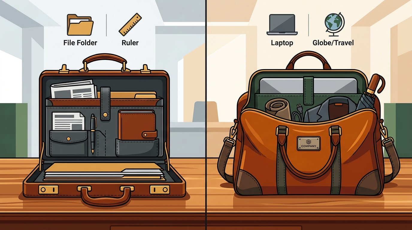 Leather Briefcase vs Carryall: Key Features to Compare