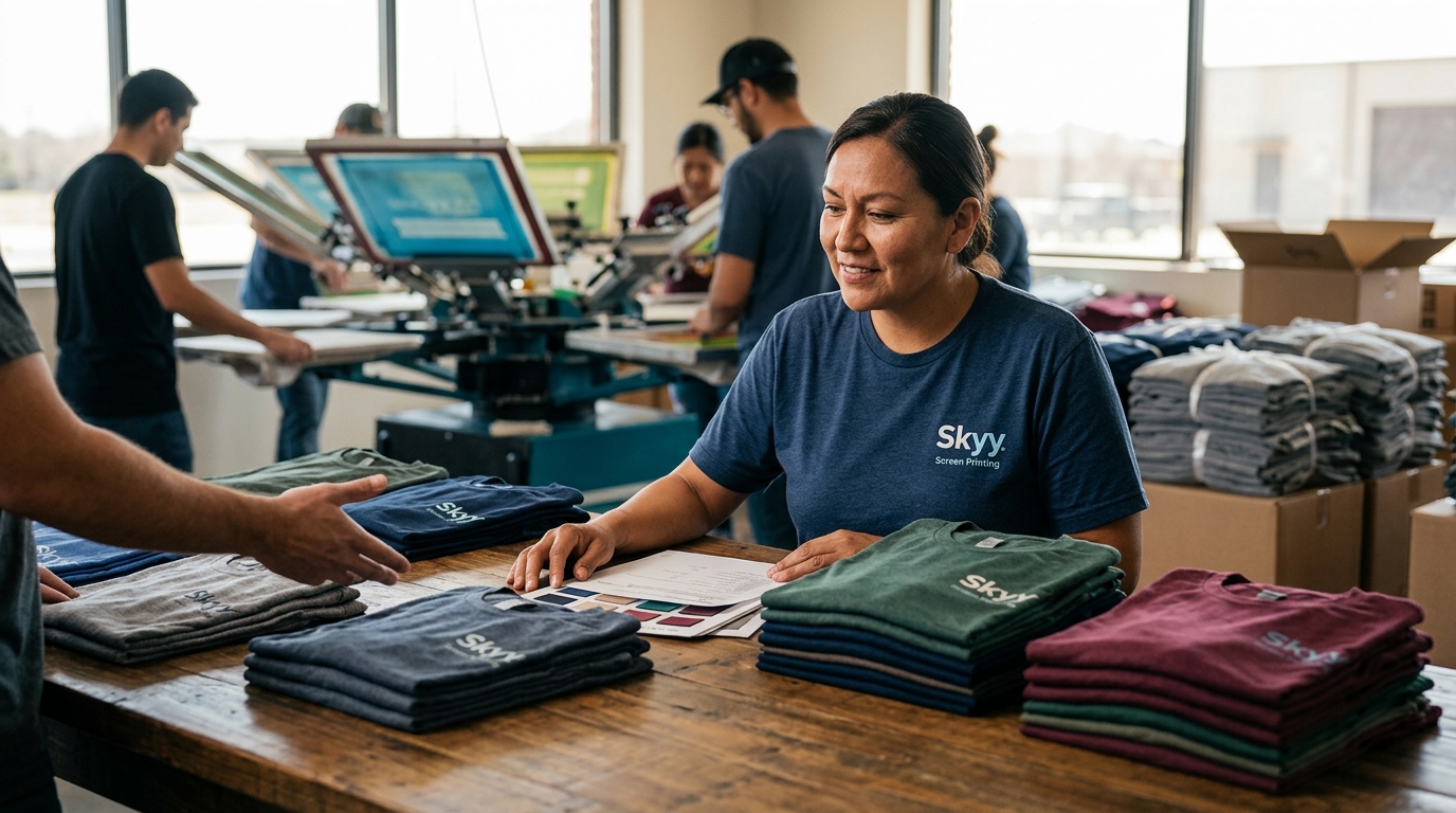 Bulk Custom T-Shirt Pricing Guide | Skyy Screen Printing