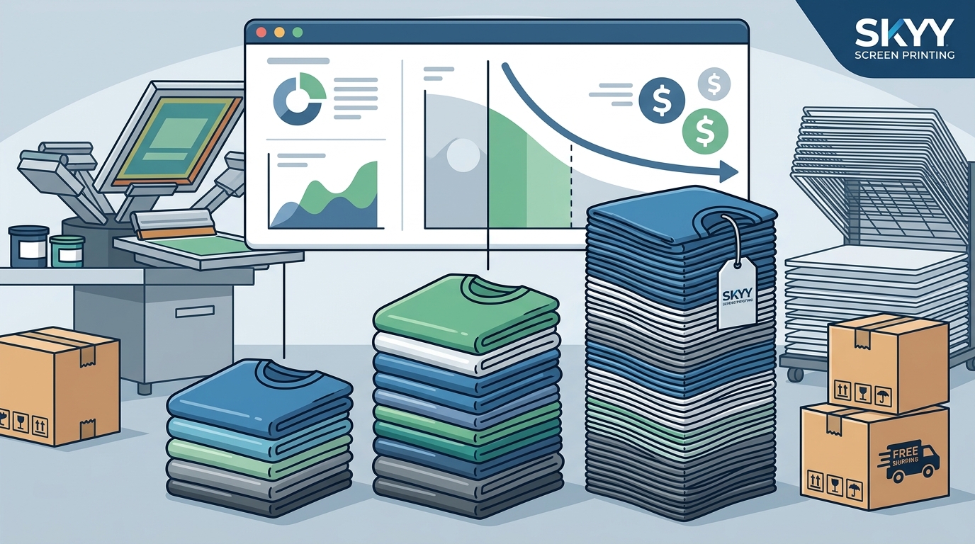 Bulk Custom T-Shirt Pricing Guide | Skyy Screen Printing