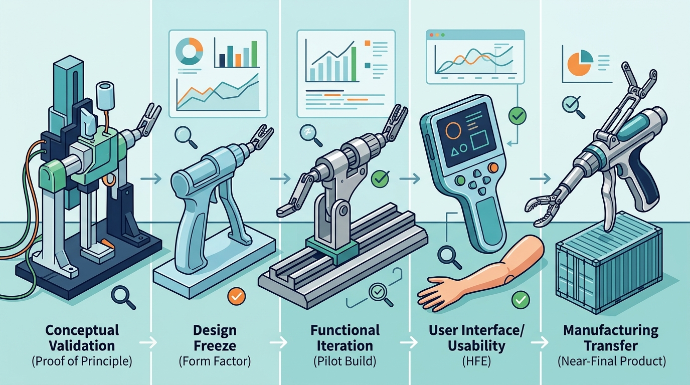 Step-by-Step Prototyping Strategy to Lower Medical Device Risk