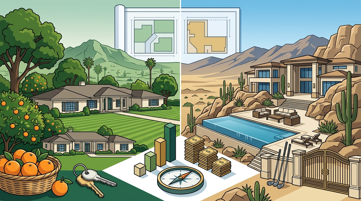 Arcadia vs Paradise Valley: Which Scottsdale Luxury Market Wins?