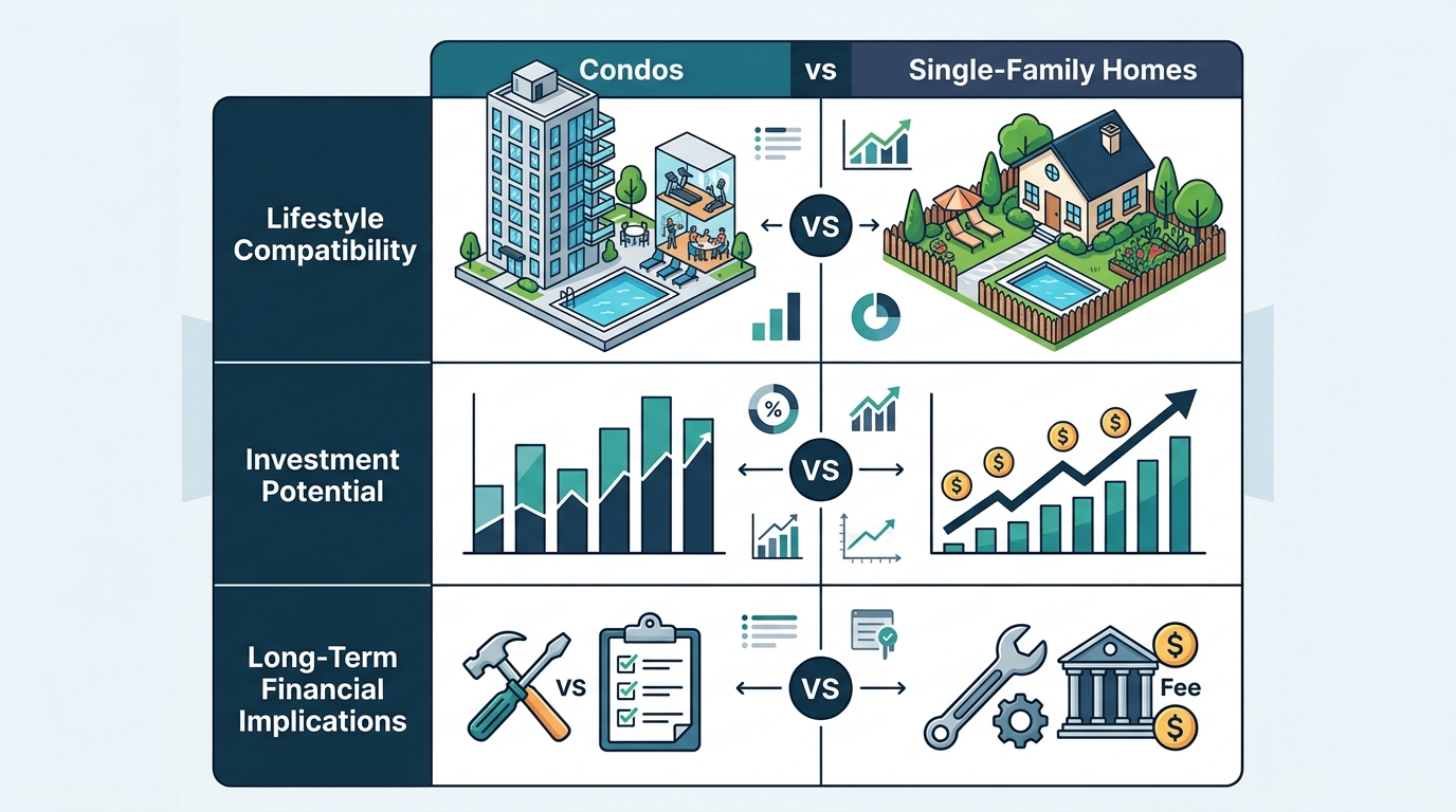 Miami Real Estate Comparison: Condos vs. Single-Family Homes