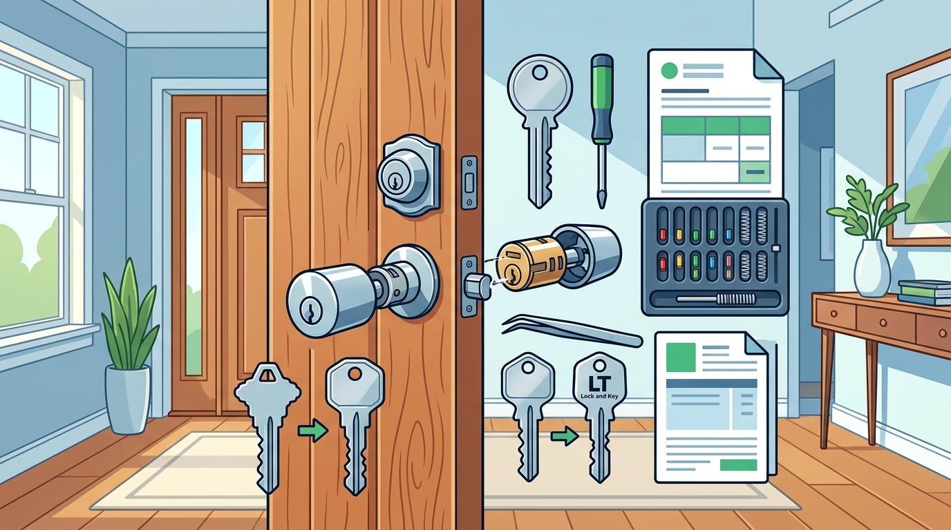 Same-Day Residential Door Rekeying Pricing Guide for San Diego
