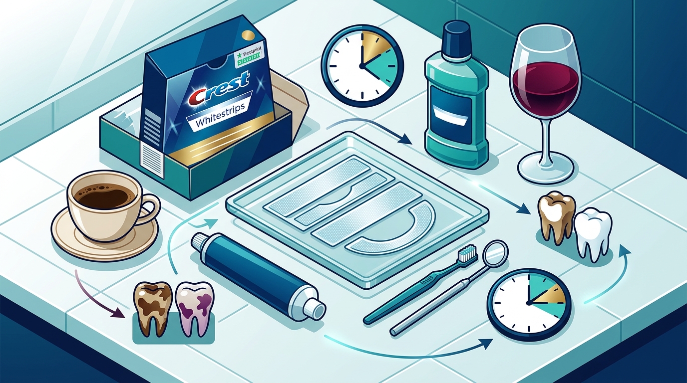 Step-by-Step Guide to Using Crest Whitestrips for Coffee and W