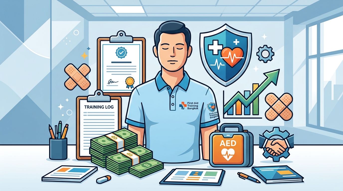 Corporate CPR Training Cost Breakdown and ROI for Thai Business