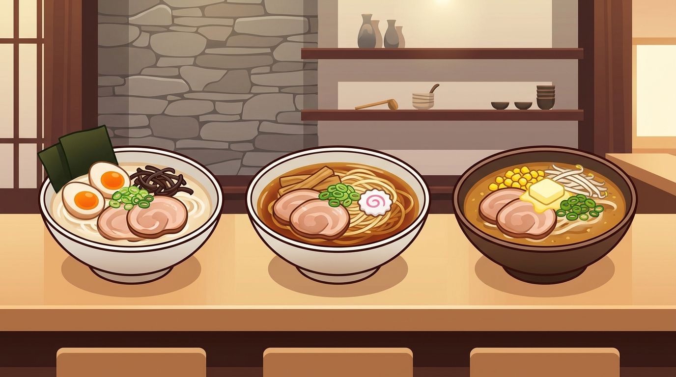 Tonkotsu vs Shoyu vs Miso Ramen: Which Broth Reigns Supreme?