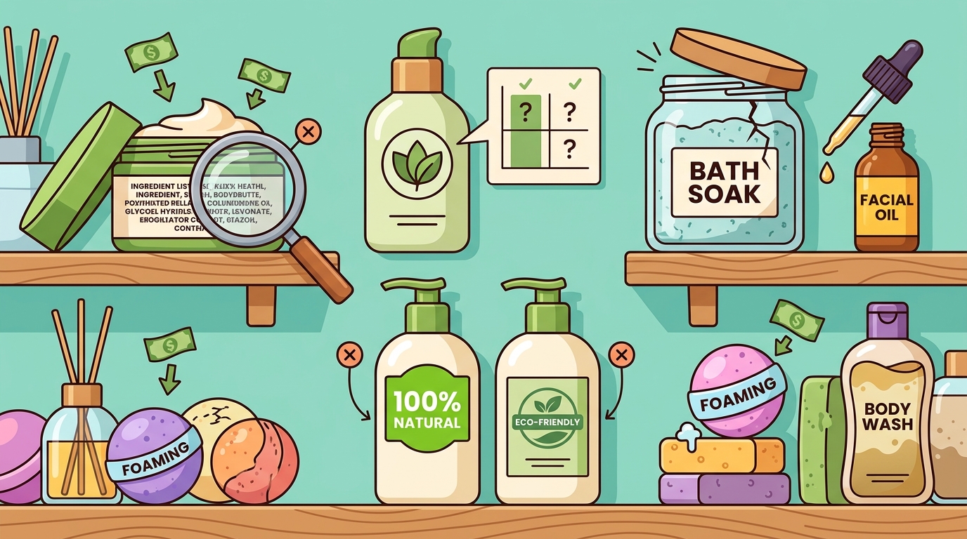 Common Mistakes When Shopping for Natural Skincare and Bath