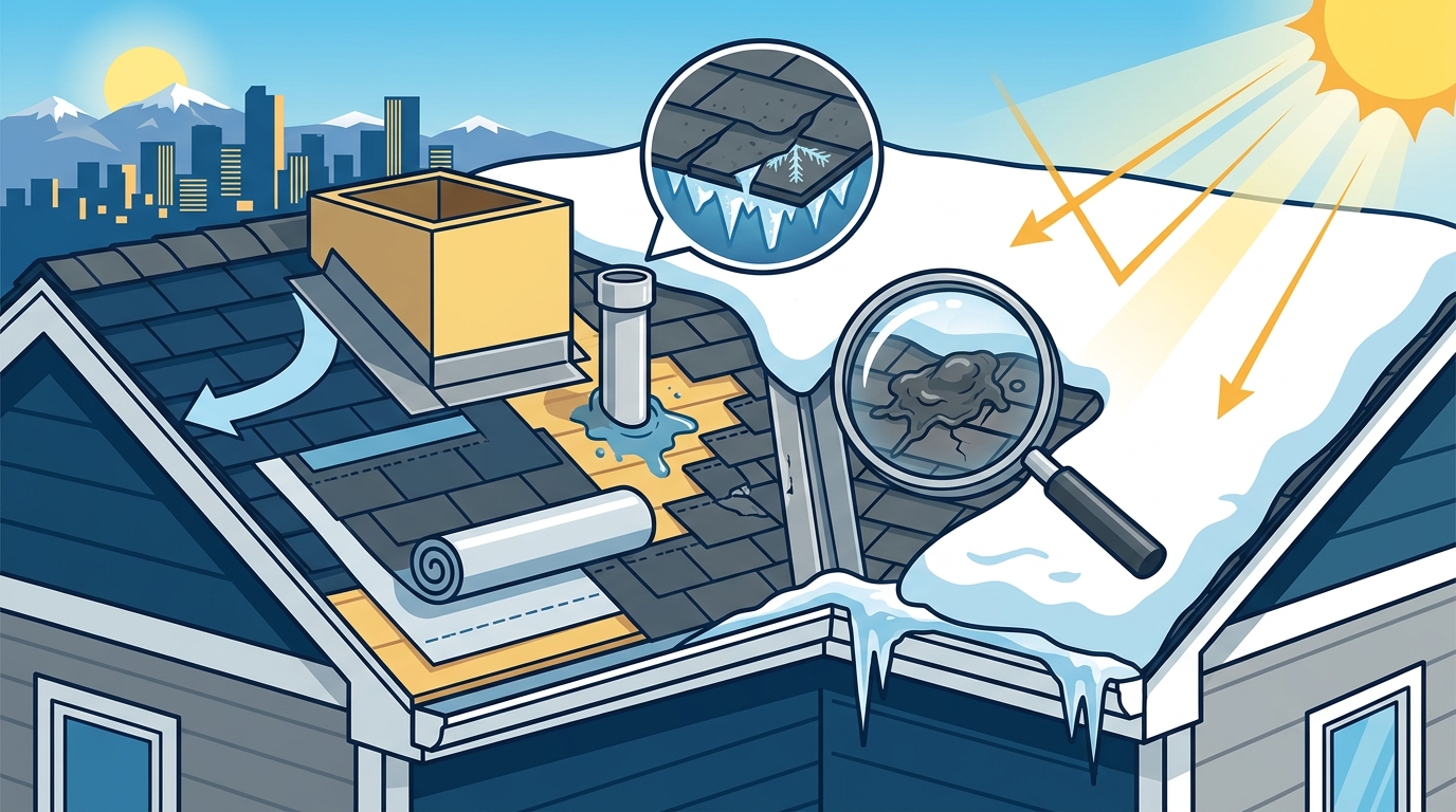 Common Roof Leak Repair Mistakes Denver Homeowners Make