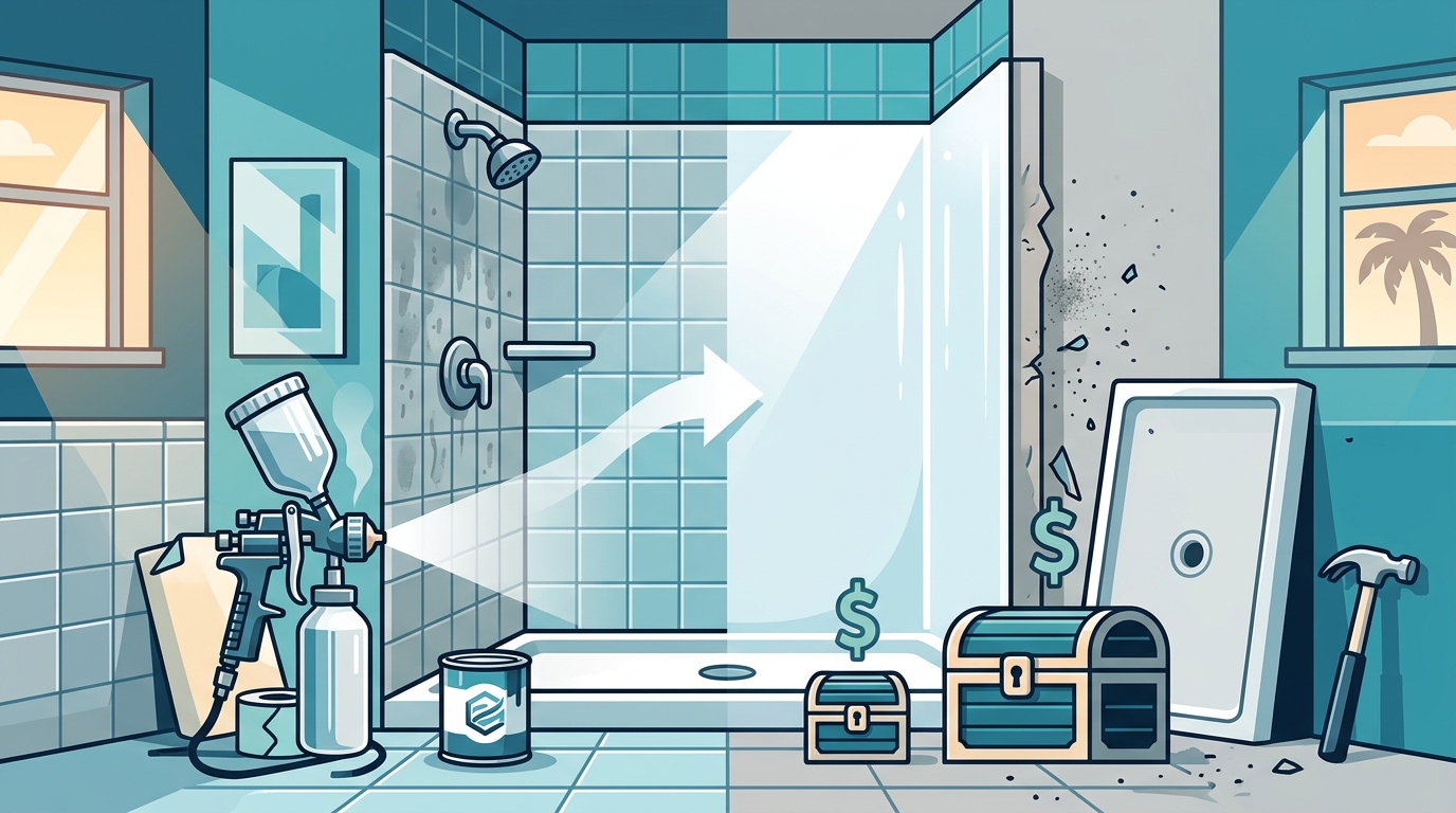 Shower Refinishing vs Replacement: Corona CA Guide
