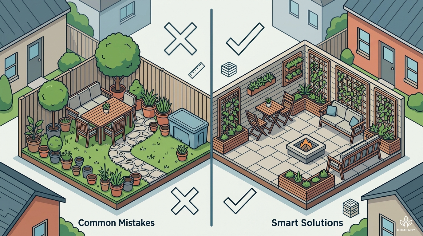 Common Mistakes in Small Outdoor Design and How to Fix Them