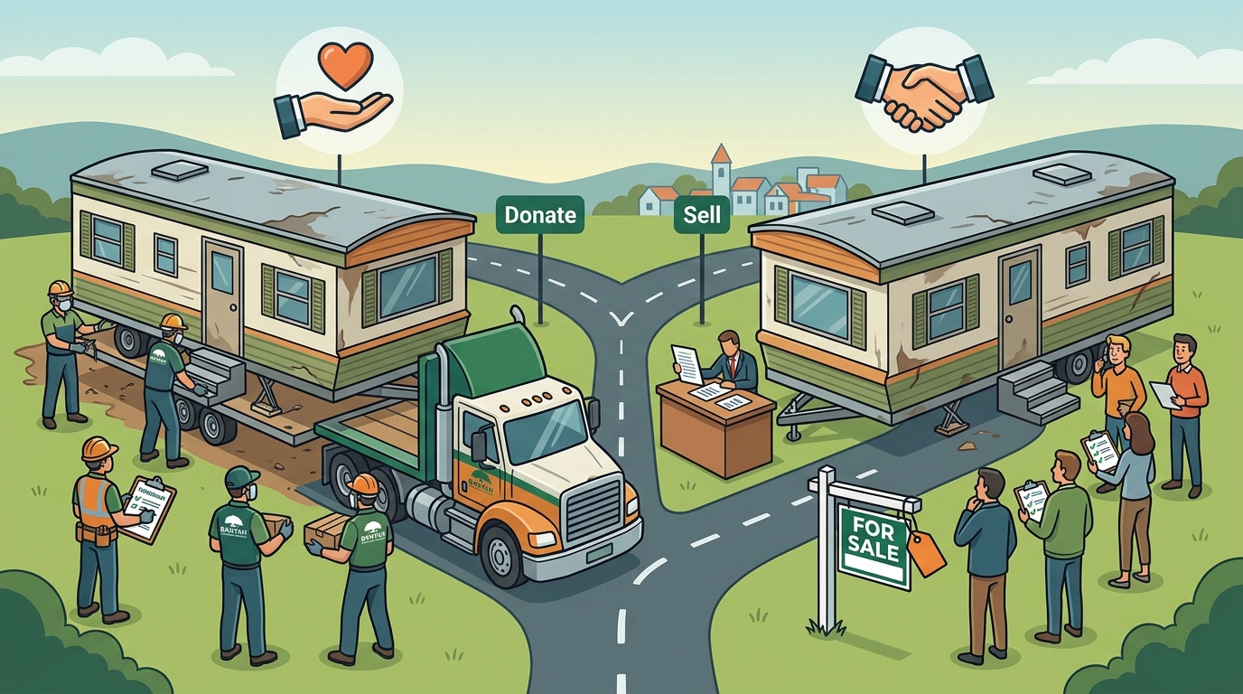 Donate vs. Sell Your Mobile Home: Which Option Saves More?