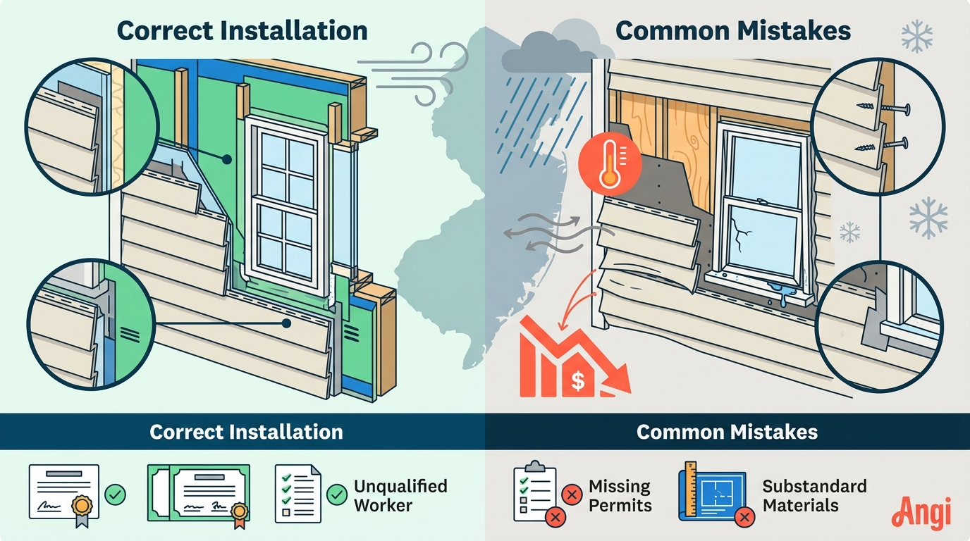 Common Mistakes When Hiring a Window or Siding Contractor in NJ