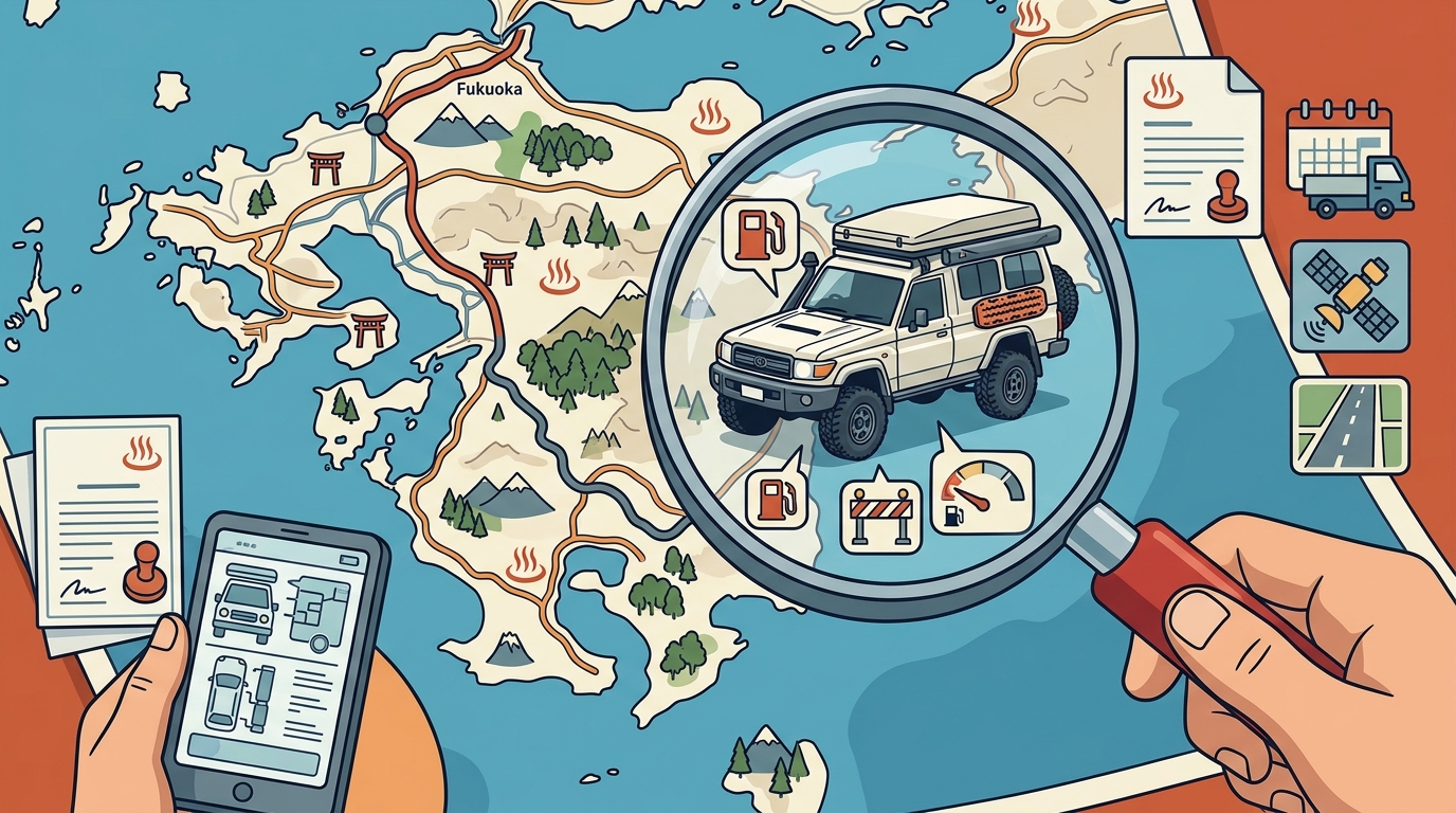 Common Mistakes When Renting a 4x4 Camper Van in Fukuoka