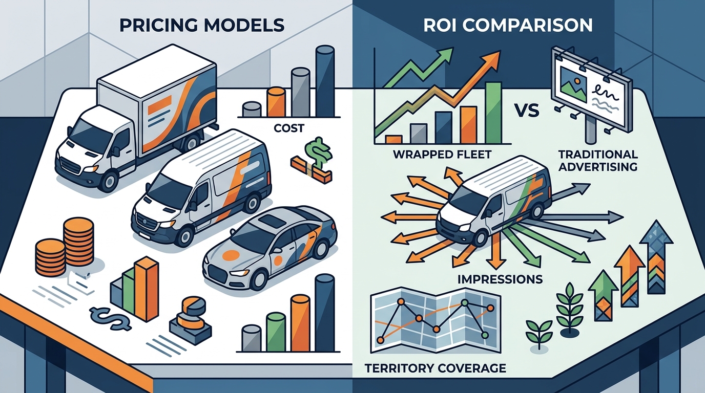 Fleet Vehicle Wrap Pricing Models and ROI Comparison